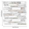 Strong Adhesive Subway Tiles Vinyl Wallpaper Peel and Stick
