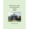 Stafford County, Virginia Order Book Abstracts 1664-1668 and 1689-1690 - Paperback