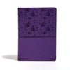 KJV Super Giant Print Reference Bible, Purple Leathertouch - Imitation Leather