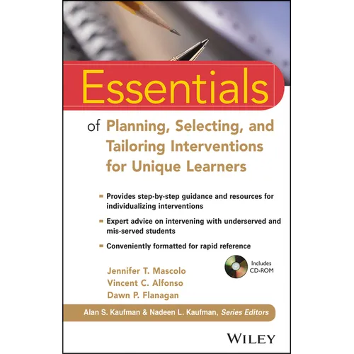 Essentials of Planning, Selecting, and Tailoring Interventions for Unique Learners [With CDROM] - Paperback