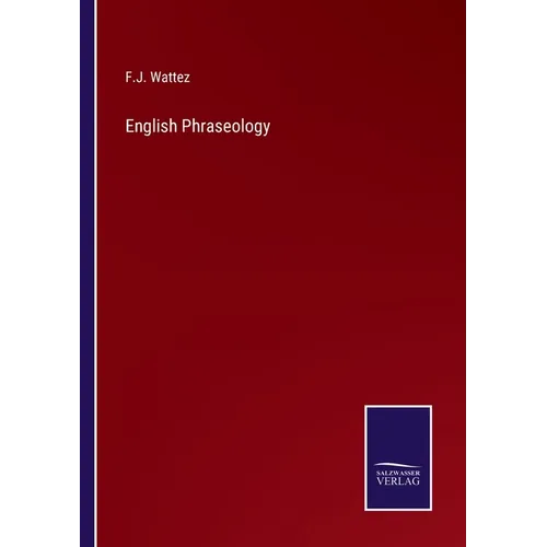English Phraseology - Paperback