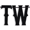 LOVELY BITON A Tale of Two Souls Halloween Wedding Banner Black Paper