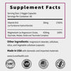 5-in-1 Magnesium Complex + Vitamin B6 Supplement - 420MG - High Absorption Magnesium Supplement for Sleep, Nerves, Muscles, Bones, 120 Capsules