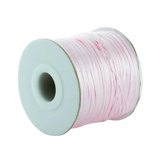 Buy pink 80yards Jewelri Make Nylon Cord Satin Cord Satin Thread Macrame Cord Beading Thread Cord Jewelri Kumihimo Rattail Cord Wholesale