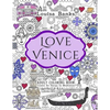 Love Venice Adult Coloring Book: Creative Art Therapy for Mindfulness - Paperback