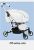 Fashionable Pet Dog Cats Four Wheeled Cart Lightweight Foldable Separable When Going Out Small Medium-Sized Pets Dog Stroller