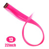 22 Inch Synthetic Colored Highlight Hair Extensions