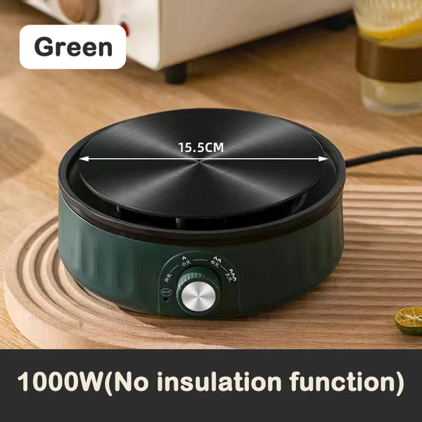 1000W Electric Mini Coffee Heater Milk Tea Mocha Heating Stove Hot Plate Multifunctional Cooking Pot Oven Small Furnace Cooker