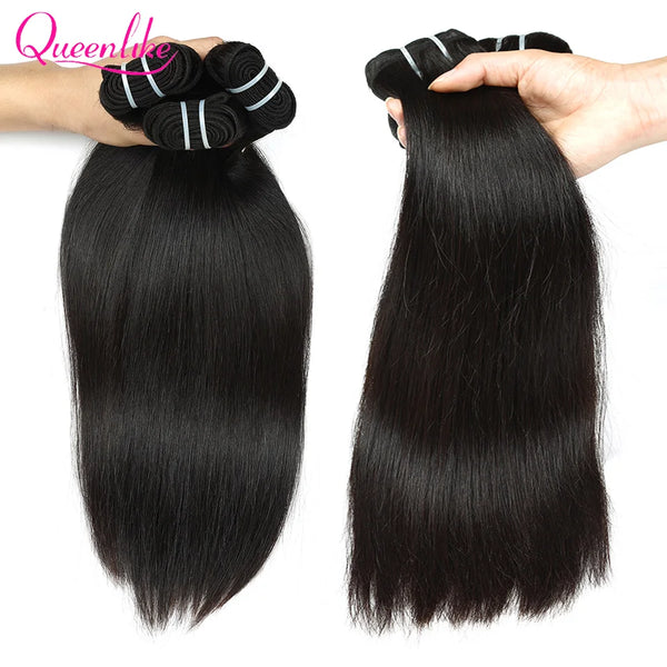 15A Double Drawn Vietnamese Raw Straight Human Hair Bundles Human Hair 20 22 24 26 Inch Top Quality Bundles Hair Extensions