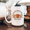 Christian Coffee Mug – Inspirational Faith Based Gift | Book Lover Floral Cup