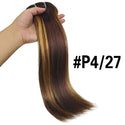 120G 8Pcs/Sets Clip in Hair Extensions Human Hair 10 to 26 Inch Brazilian Remy Straight Hair Natural Black 4 613 Color for Women