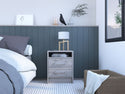 Nightstand Cartiz, Bedroom, Light Gray