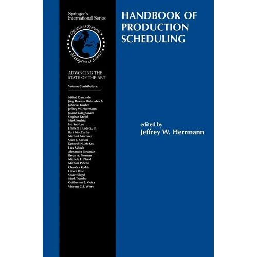 Handbook of Production Scheduling - Paperback