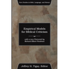 Empirical Models for Biblical Criticism - Paperback