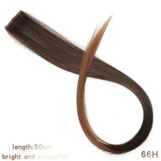 Buy 66h Synthetic Rainbow Highlighted Hair