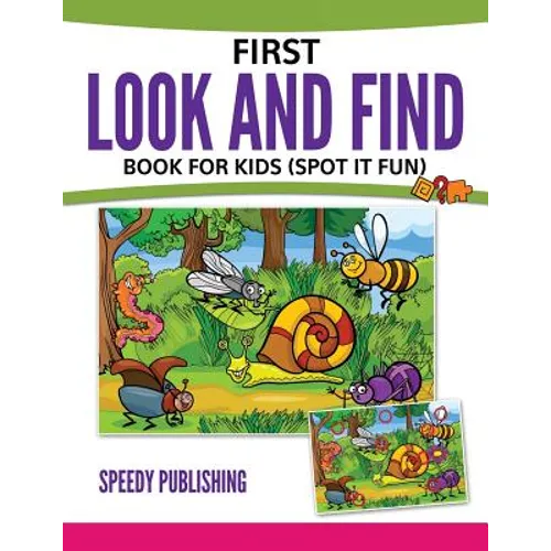 First Look And Find Book For Kids: (Spot It Fun) - Paperback