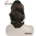 12" Dual Use Curly Styled Clip in Claw Ponytail Hair Extension Synthetic Hairpiece 125g With a Jaw/Claw Clip