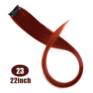 Buy 23 Synthetic Rainbow Highlighted Hair