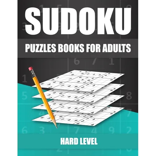 Sudoku for Adults: Hard Sudokus puzzles book for adults With Full Solutions - Paperback