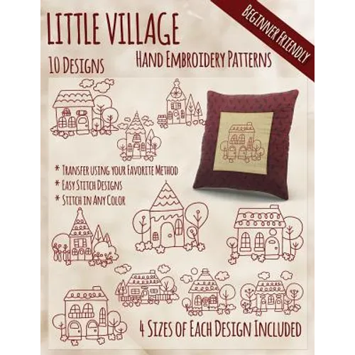 Little Village Hand Embroidery Patterns - Paperback