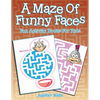 A Maze Of Funny Faces: Fun Activity Books For Kids - Paperback