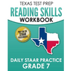 TEXAS TEST PREP Reading Skills Workbook Daily STAAR Practice Grade 7: Preparation for the STAAR Reading Tests - Paperback