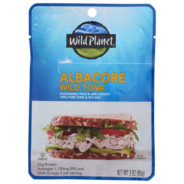 WILD PLANET: Wild Albacore Tuna Pouch, 3 oz