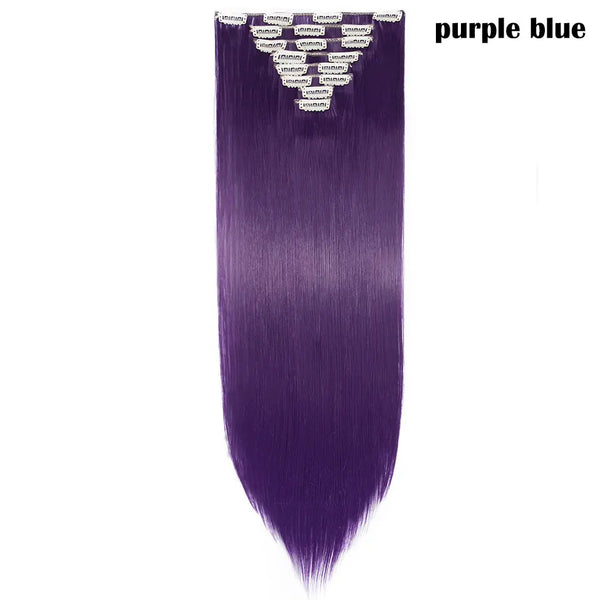 Long Straight Clip in on Hair Extensions