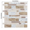 Strong Adhesive Subway Tiles Vinyl Wallpaper Peel and Stick