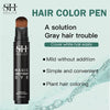 Sevich 20ml Temporary Hair Dye Pen 3 Colors Instant Hair Color Modify Lequid Stick One-Time Cover Up White Hair Color