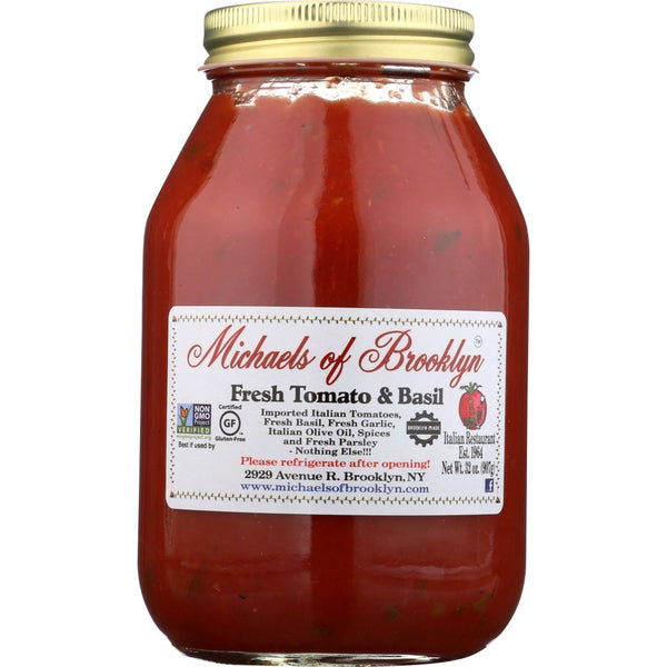 MICHAELS OF BROOKLYN: Fresh Tomato & Basil Sauce, 32 oz