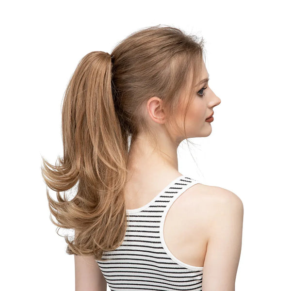 Synthetic Claw Clip in Ponytail Hair Extensions Hairpiece 14"