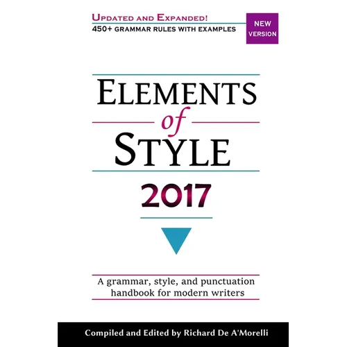 Elements of Style 2017 - Paperback