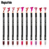 Magical Halo Easy To Color Lip Liner / Eyeliner 10 Colors Waterproof Lip Pencil That Lasts Makeup And Does Not Fade