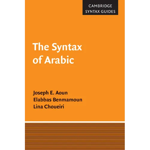 The Syntax of Arabic - Paperback