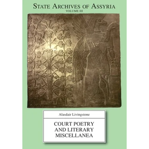 Court Poetry and Literary Miscellanea - Paperback