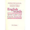 English Words Instructor's Manual - Paperback