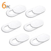 6Pcs/lot  WebCam Cover Shutter Magnet Slider Plastic For iPhone Web Laptop PC For iPad Tablet Camera Mobile Phone Privacy Sticker
