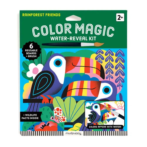 Rainforest Friends Color Magic Water-Reveal Kit - Paperback