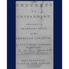 Thoughts on government applicable to the present state of the American colonies.: Philadelphia, Printed by John Dunlap, M, DCC, LXXXVI. - Paperback