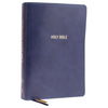 Nkjv, Foundation Study Bible, Large Print, Leathersoft, Blue, Red Letter, Thumb Indexed, Comfort Print: Holy Bible, New King James Version - Imitation Leather