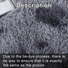 Light Gray Shaggy Area Rug – Soft Plush Indoor Carpet