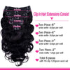 Double Weft Brazilian Clip In
