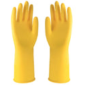 1 Pair Thick Rubber Gloves Plastic Latex Wear-Resistant Dishwashing Household Labor Protection Glove Car Wash Waterproof Kitchen