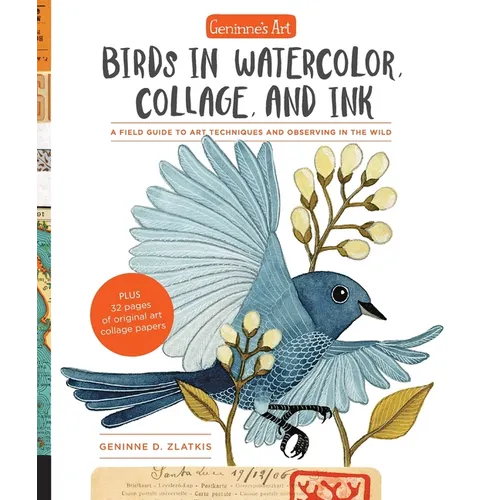 Geninne's Art: Birds in Watercolor, Collage, and Ink: A Field Guide to Art Techniques and Observing in the Wild - Paperback