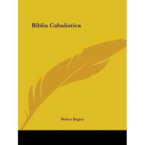 Biblia Cabalistica - Paperback