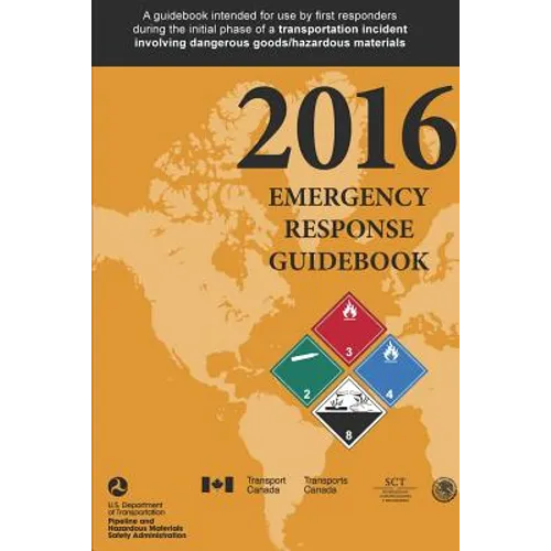 Emergency Response Guidebook 2016 - Paperback