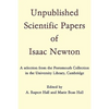 Unpublished Scientific Papers of Isaac Newton: A Selection from the Portsmouth Collection in the University Library, Cambridge - Paperback