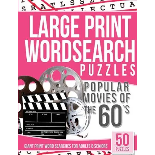 Large Print Wordsearches Puzzles Popular Movies of the 60s: Giant Print Word Searches for Adults & Seniors - Paperback
