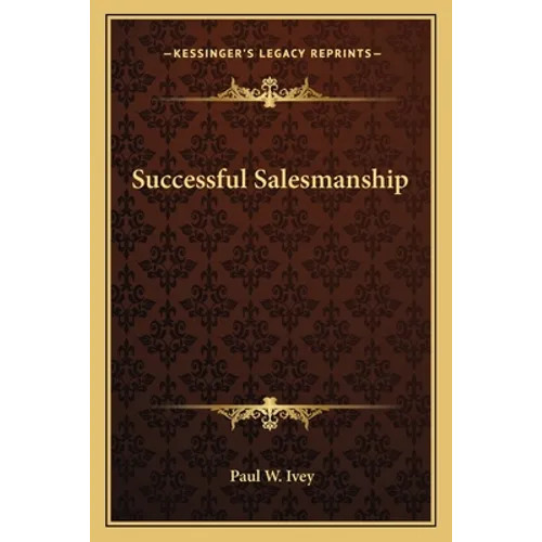 Successful Salesmanship - Paperback